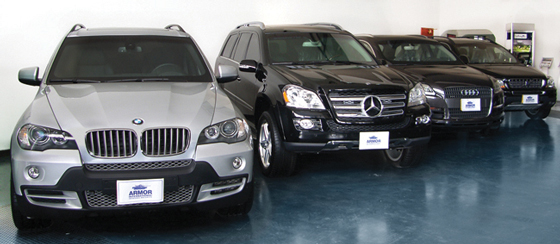 armored cars